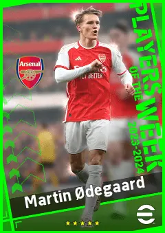 Martin Ødegaard eFootball 2026 player card, 96 OVR CMF