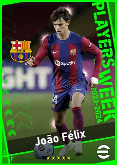 João Félix eFootball 2026 player card, 94 OVR LWF