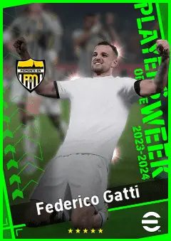 Federico Gatti eFootball 2026 player card, 92 OVR CB