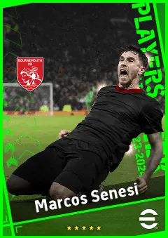 Marcos Senesi eFootball 2026 player card, 93 OVR CB
