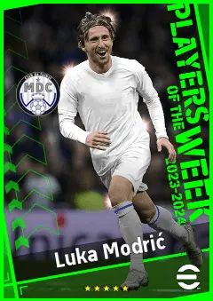 Luka Modrić eFootball 2026 player card, 95 OVR RMF