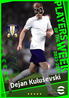 Dejan Kuluševski eFootball 2026 player card, 94 OVR AMF