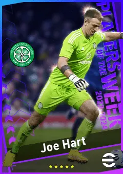 Joe Hart eFootball 2026 player card, 91 OVR GK