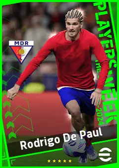 Rodrigo De Paul eFootball 2026 player card, 94 OVR CMF