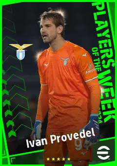 Ivan Provedel eFootball 2026 player card, 93 OVR GK