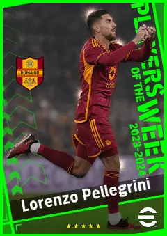 Lorenzo Pellegrini eFootball 2026 player card, 94 OVR CMF