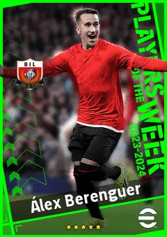 Álex Berenguer eFootball 2026 player card, 93 OVR RMF