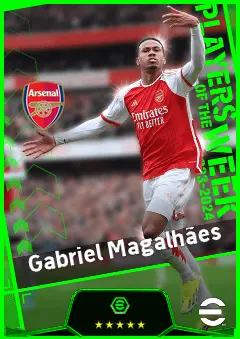 Gabriel Magalhães eFootball 2026 player card, 94 OVR CB