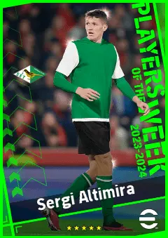 Sergi Altimira eFootball 2026 player card, 90 OVR DMF