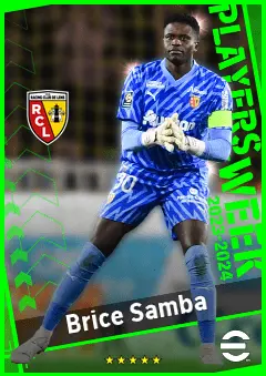 Brice Samba eFootball 2026 player card, 93 OVR GK