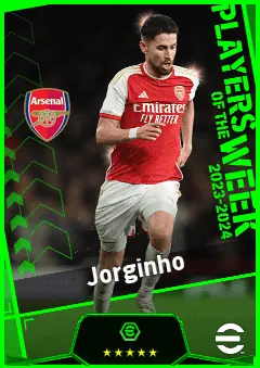 Jorginho eFootball 2026 player card, 93 OVR CMF