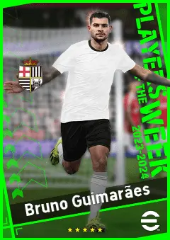 Bruno Guimarães eFootball 2026 player card, 94 OVR DMF