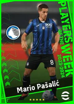 Mario Pašalić eFootball 2026 player card, 92 OVR CMF