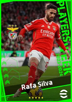 Rafa Silva eFootball 2026 player card, 93 OVR CF