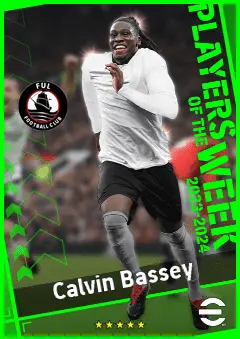 Calvin Bassey eFootball 2026 player card, 93 OVR CB
