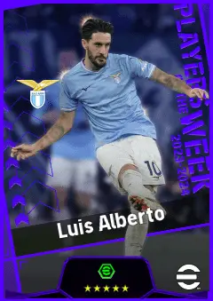 Luis Alberto eFootball 2026 player card, 93 OVR CMF
