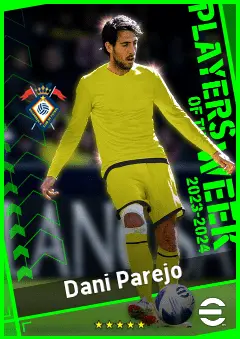 Dani Parejo eFootball 2026 player card, 93 OVR CMF