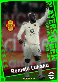 Romelu Lukaku eFootball 2026 player card, 93 OVR CF