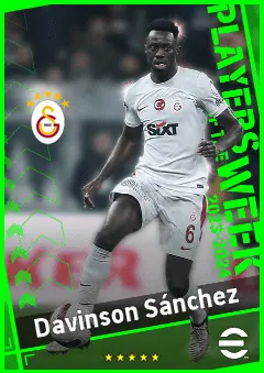 Davinson Sánchez eFootball 2026 player card, 92 OVR CB