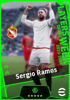Sergio Ramos eFootball 2026 player card, 93 OVR CB