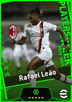 Rafael Leão eFootball 2026 player card, 94 OVR LMF