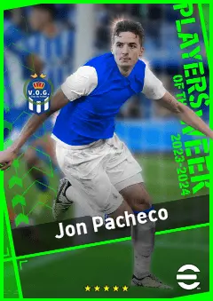 Jon Pacheco eFootball 2026 player card, 92 OVR CB