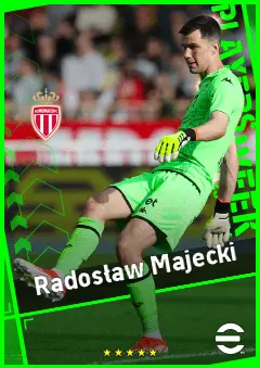 Radosław Majecki eFootball 2026 player card, 90 OVR GK