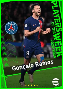 Gonçalo Ramos eFootball 2026 player card, 93 OVR CF