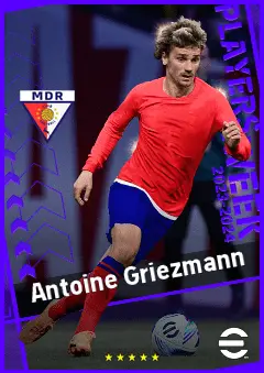 Antoine Griezmann eFootball 2026 player card, 95 OVR CF