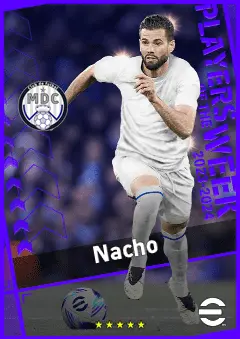 Nacho eFootball 2026 player card, 93 OVR CB