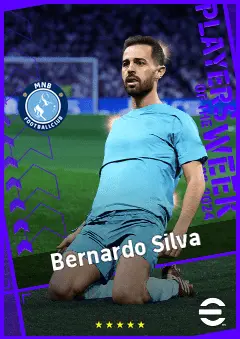 Bernardo Silva eFootball 2026 player card, 95 OVR AMF