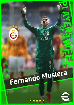Fernando Muslera eFootball 2026 player card, 92 OVR GK