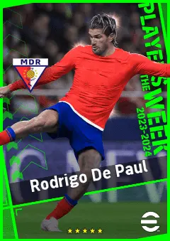 Rodrigo De Paul eFootball 2026 player card, 94 OVR CMF