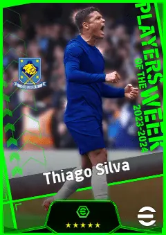 Thiago Silva eFootball 2026 player card, 93 OVR CB
