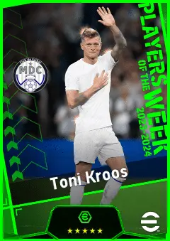 Toni Kroos eFootball 2026 player card, 94 OVR CMF