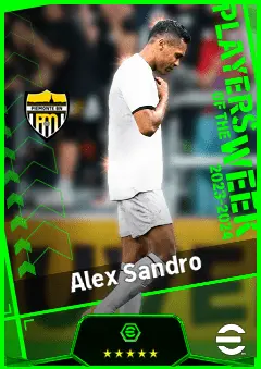 Alex Sandro eFootball 2026 player card, 92 OVR CB