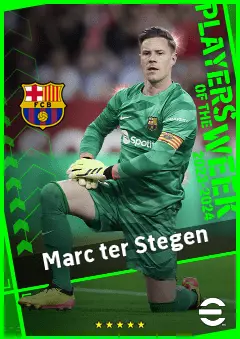 Marc ter Stegen eFootball 2026 player card, 95 OVR GK