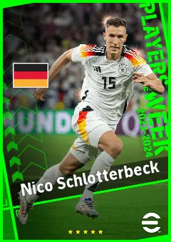 Nico Schlotterbeck eFootball 2026 player card, 94 OVR CB