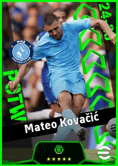 Mateo Kovačić eFootball 2026 player card, 93 OVR DMF