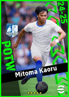 Mitoma Kaoru eFootball 2026 player card, 93 OVR LMF