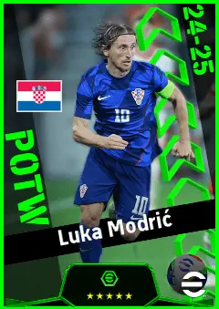 Luka Modrić eFootball 2026 player card, 94 OVR CMF