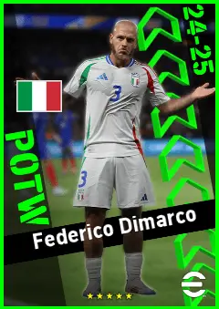Federico Dimarco eFootball 2026 player card, 94 OVR LB