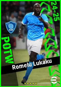 Romelu Lukaku eFootball 2026 player card, 93 OVR CF