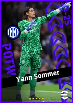 Yann Sommer eFootball 2026 player card, 94 OVR GK