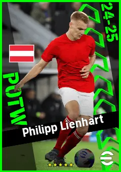 Philipp Lienhart eFootball 2026 player card, 93 OVR CB