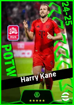 Harry Kane eFootball 2026 player card, 96 OVR CF