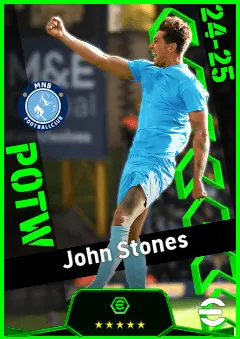 John Stones eFootball 2026 player card, 94 OVR CB