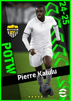 Pierre Kalulu eFootball 2026 player card, 93 OVR CB