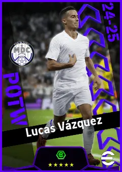 Lucas Vázquez eFootball 2026 player card, 93 OVR RB
