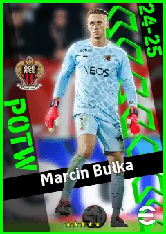 Marcin Bułka eFootball 2026 player card, 93 OVR GK